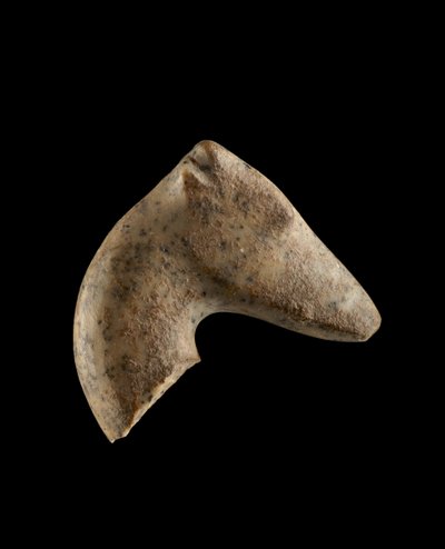 Hoofd van een vrouwelijke Perzische gazelle, 6000-5500 v.Chr. door Neolithic