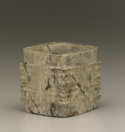 Korte buis (cong) Lake Tai regio, Liangzhu cultuur door Neolithic Period Chinese School