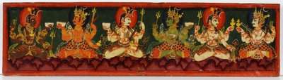 Boekomslag van een Shaiva-manuscript door Nepalese School