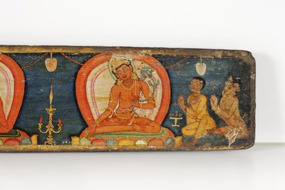 Manuscript van De Vijf Beschermingen, voorkant, 1138 door Nepalese School