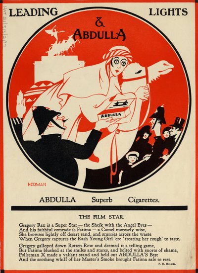 Abdulla Sigaretten, 1920s door Nerman