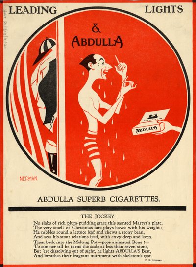 Abdulla Sigaretten, 1920s door Nerman