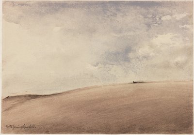 Voorbijgaande storm, Sussex Downs door Nesta Jennings Campbell