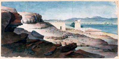 De Tempel van Amada in Nubië door Nestor l