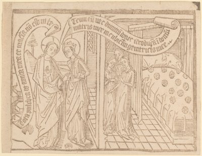 Pagina uit "Canticum Canticorum": 2e Editie door Netherlandish 15th Century