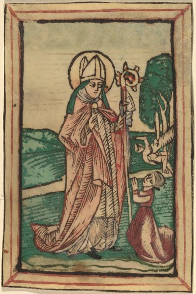 Sint Poppo door Netherlandish 15th Century