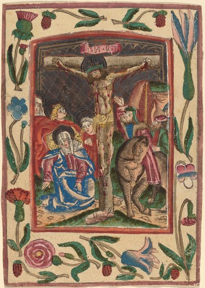 De Kruisiging door Netherlandish 15th Century