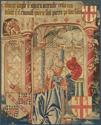 Het Visioen van de Centurion Cornelius door Netherlandish 15th Century