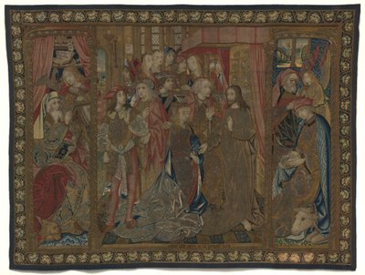 Christus en de Vrouw Betrapt op Overspel door Netherlandish 16th Century