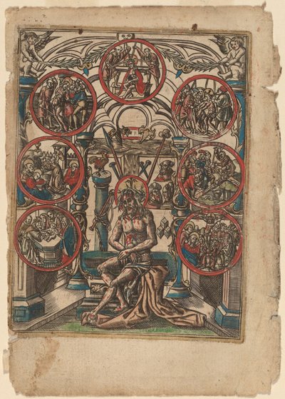 Christus als de Man van Smarten door Netherlandish 16th Century