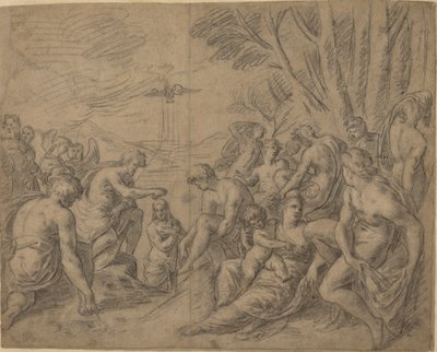De doop van Christus door Netherlandish 16th Century