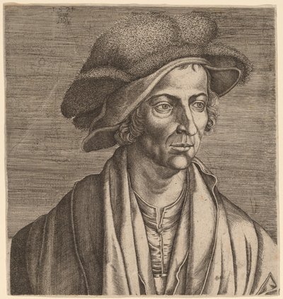 Joachim Patinir door Netherlandish 16th Century or Cornelis Cort after Albrecht Dürer