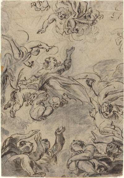 De Tenhemelopneming van de Maagd door Netherlandish 17th Century