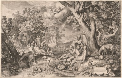 De Gouden Eeuw door Netherlandish 17th Century after Nicolaes de Bruyn after Abraham Bloemaert