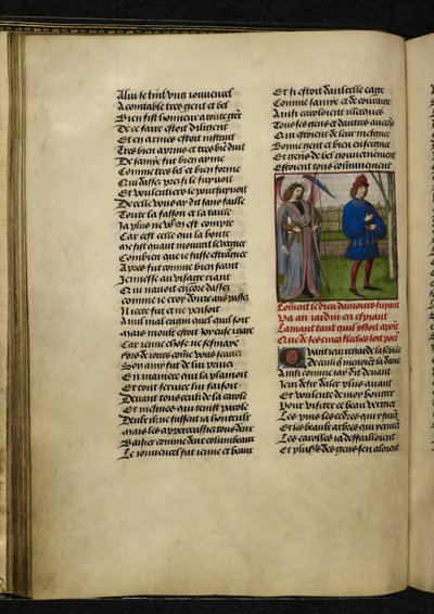 Amors (de God van de Liefde) en L