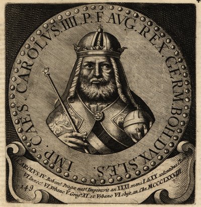 Heilige Roomse Keizer Karel IV door Netherlandish School