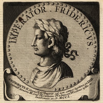 Heilige Roomse Keizer Frederik II. door Netherlandish School