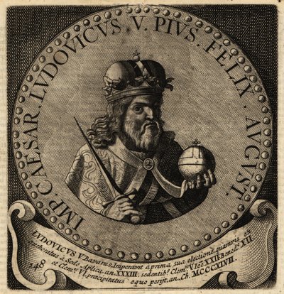 Heilige Roomse Keizer Lodewijk IV. door Netherlandish School
