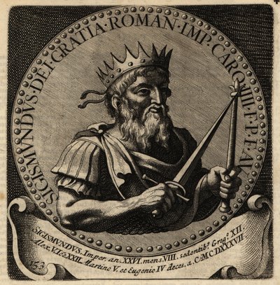 Heilige Roomse Keizer Sigismund. door Netherlandish School