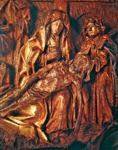 Rouw om de dode Christus door Netherlandish School