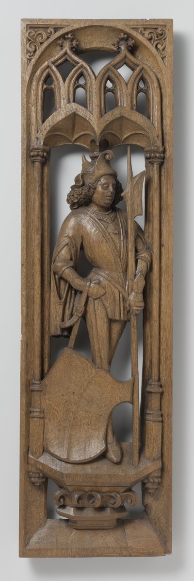 Paneel van een orgelkast, ca. 1510-20 door Netherlandish School