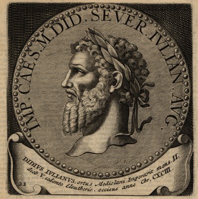Portret van Romeinse keizer Didius Julianus door Netherlandish School