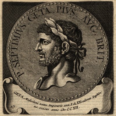Portret van Romeinse keizer Geta door Netherlandish School