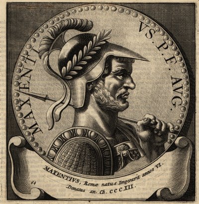 Portret van Romeinse keizer Maxentius door Netherlandish School