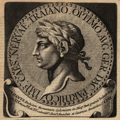 Portret van Romeinse keizer Trajanus door Netherlandish School