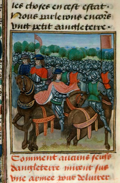 Opstand tegen Hendrik IV (1367-1413) uit Boek IV van 