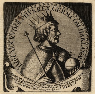 Rudolf I, koning van Duitsland door Netherlandish School