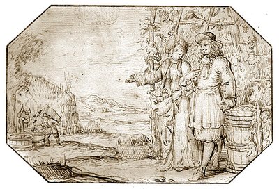 De vier seizoenen: Herfst - Oogst, c.1675 door Netherlandish School