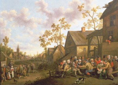 De Heilige Familie door Netherlandish School