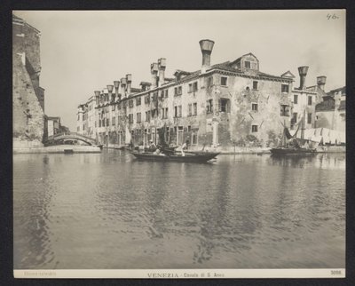 Gezicht op het Canale di Sant