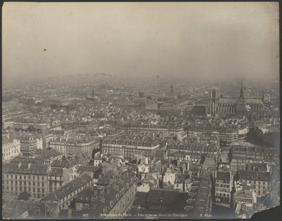 Panorama van Parijs - Gezien vanaf het noorden van het Pantheon door Neurdein freres