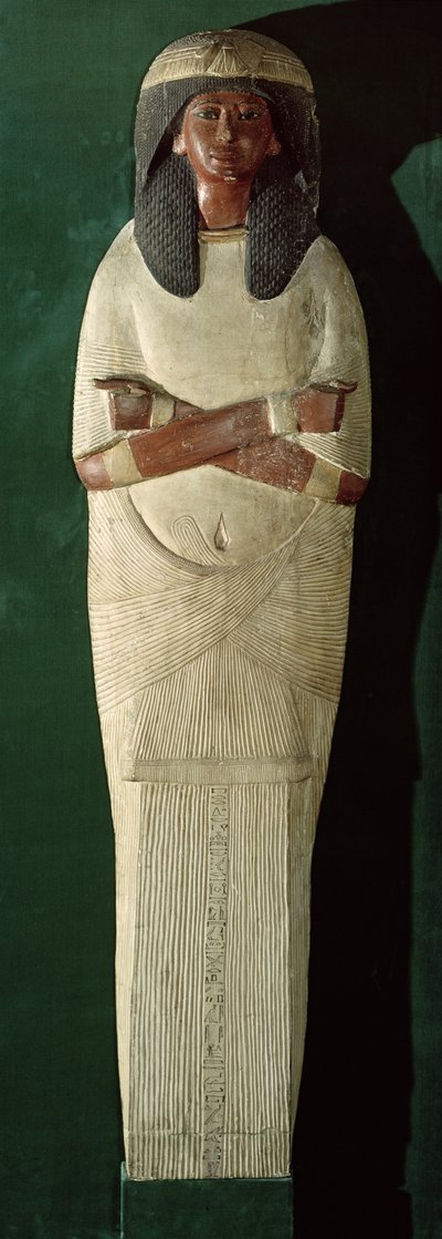 Dekselpaneel van de mummie van Piay, ca. 1279-1213 v.Chr. door New Kingdom Egyptian