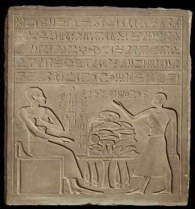 Stèle van Imeny door New Kingdom Egyptian