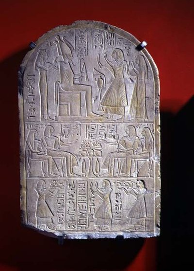 Stèle van Iuny door New Kingdom Egyptian