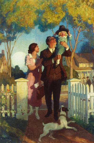 Thuis aankomen door Newell Convers Wyeth