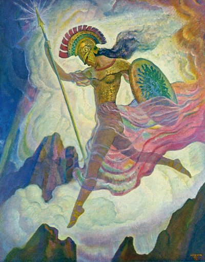 Athene door Newell Convers Wyeth