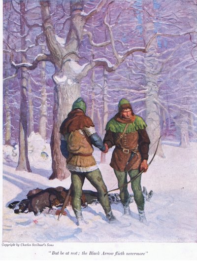 Maar wees gerust, de Zwarte Pijl vliegt niet meer door Newell Convers Wyeth