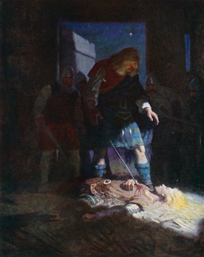 De dood van Edwin door Newell Convers Wyeth
