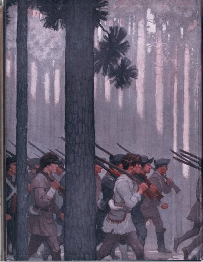 Ontwerp binnenomslag door Newell Convers Wyeth
