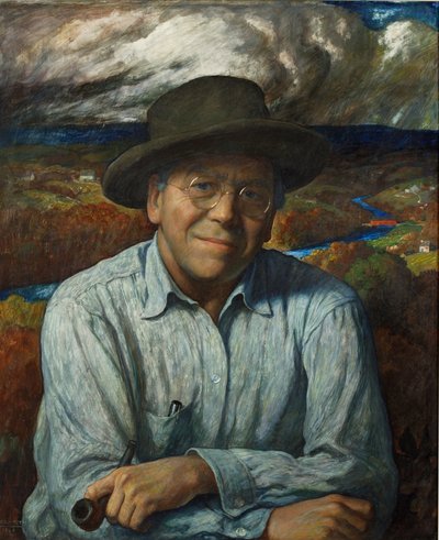 Zelfportret door Newell Convers Wyeth