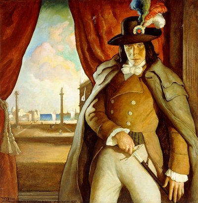 Venetiaans Masker, Een Romantiek door Newell Convers Wyeth