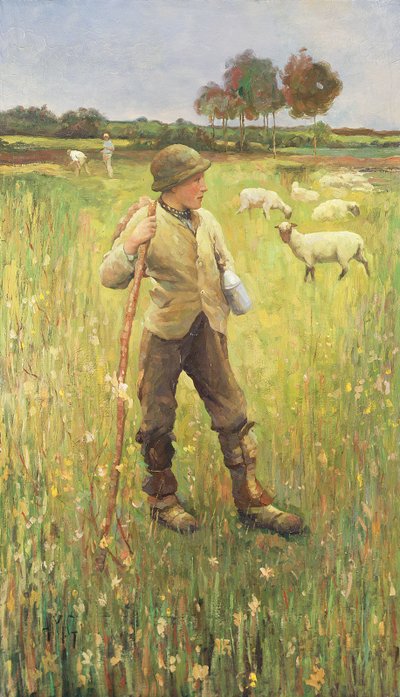 Een Jonge Herder door Newlyn School