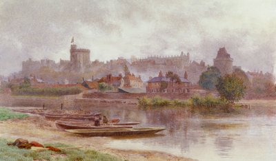 Windsor Castle in de duisternis door Newton Benett