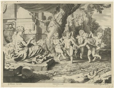 Allegorie op de muziek door Nicaise de Ruyter