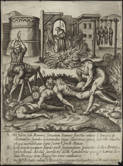 De overwinningen van de Anglicaanse Kerk door Niccolo Circignani
