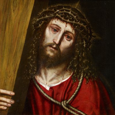 Christus draagt het kruis door Niccolo Frangipane
